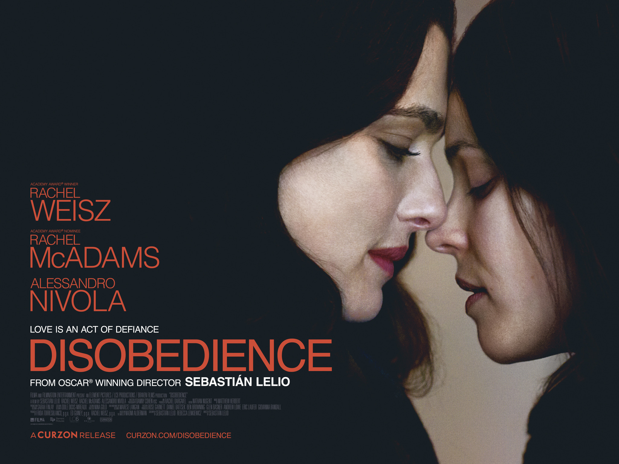 فیلم disobedience نافرمانی 2017 زیرنویس فارسی چسبیده + دانلود و تماشا  آنلاین - ویدائو